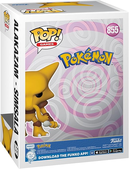 Funko Pop - Games Pokemon: Alakazam (855)
