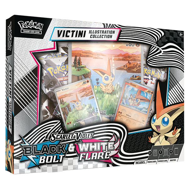 Pokemon TCG:Scarlet & Violet 10.5-BlackBolt&WhiteFlareUnova Victini Illustration Collection