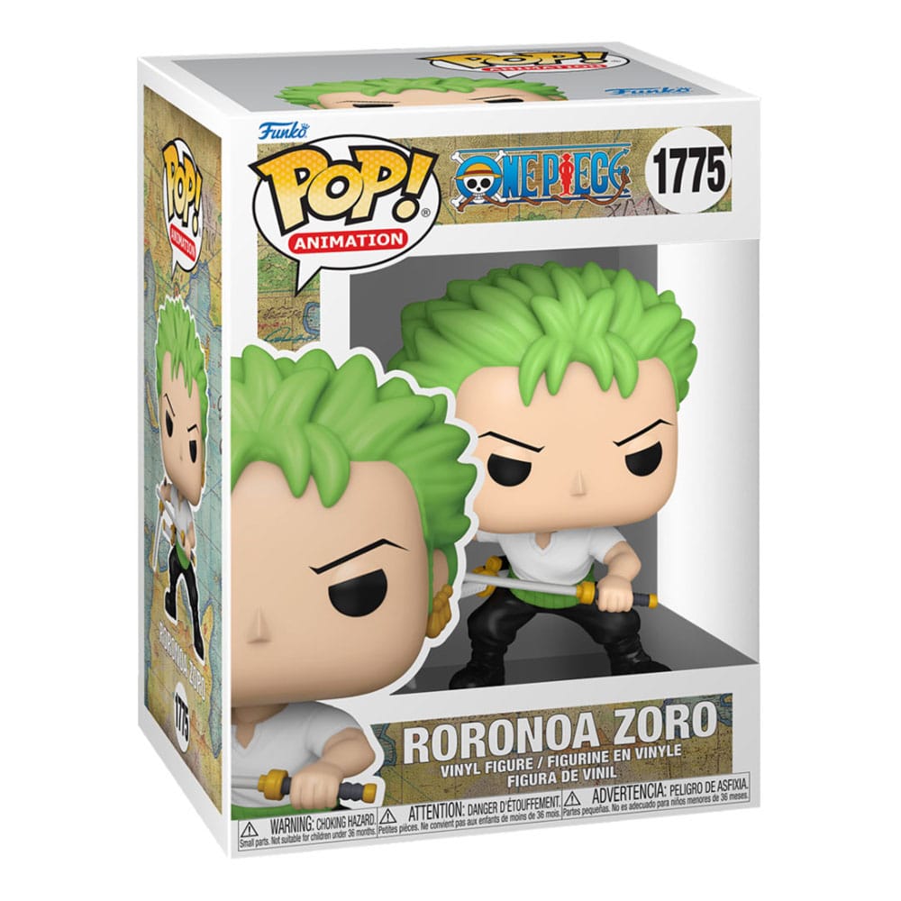 One Piece POP! Animation Vinyl Figures Zoro (Refresh) w/Ch 9 cm