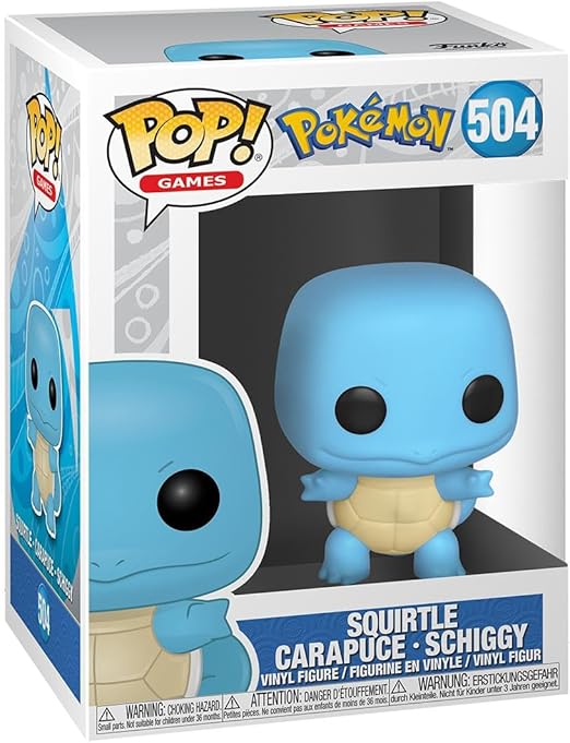 Funko Pop - Games Pokemon: Squirtle (504)