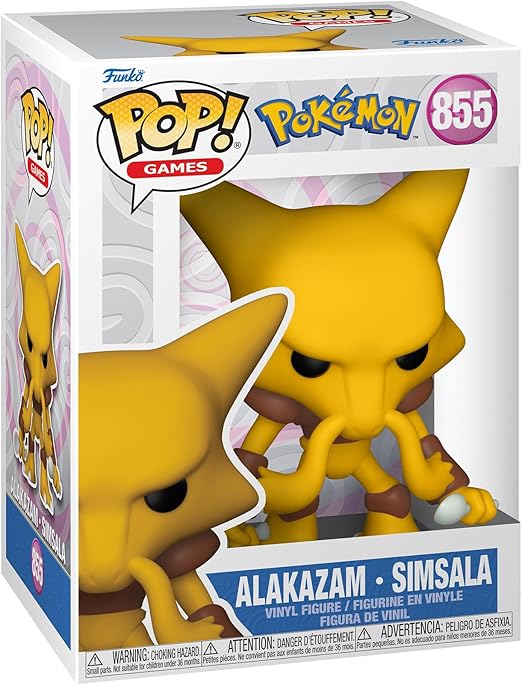 Funko Pop - Games Pokemon: Alakazam (855)