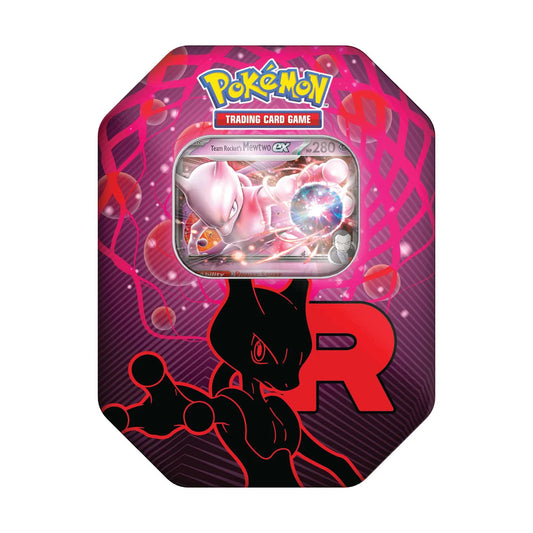 Pokémon TCG: Team Rocket Tin Mewtwo ex