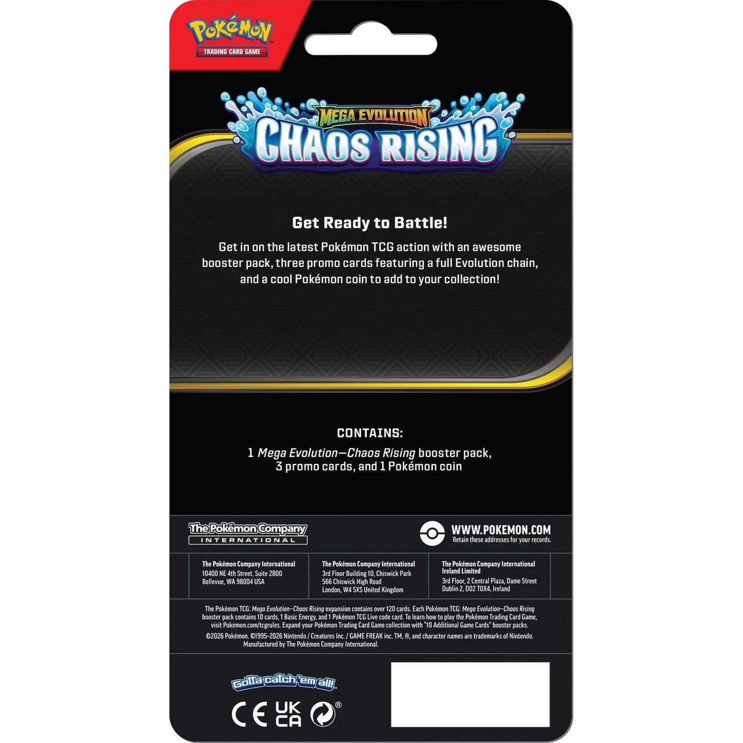 Pokémon TCG: Mega Evolution Chaos Rising - Premium Checklane CDU