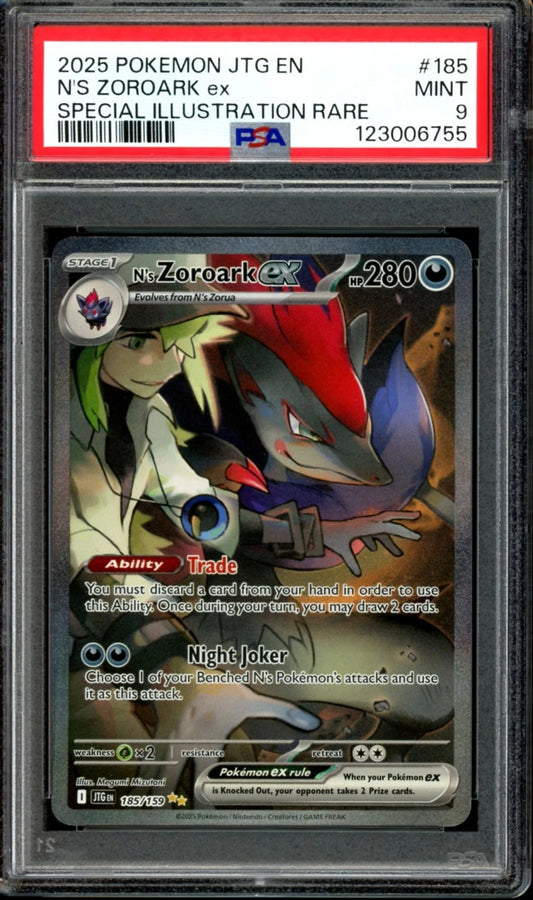 N's Zoroark ex 185/159 PSA 9