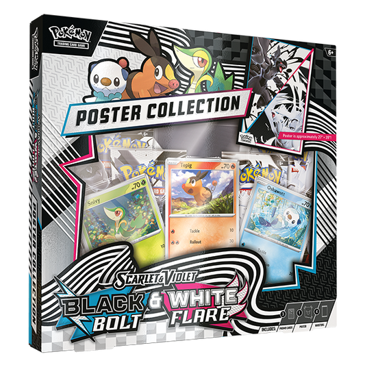 Pokemon TCG: Black Bolt & White Flare Unova Poster Collection