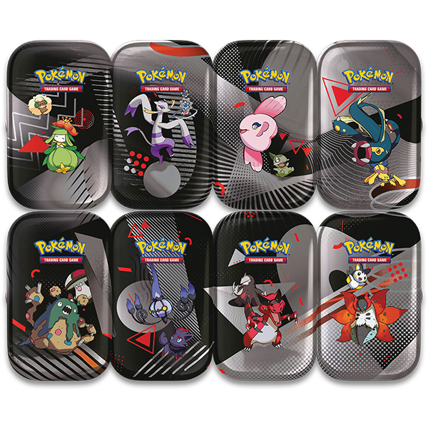 Pokemon TCG: Scarlet & Violet 10.5 - Black Bolt & White Flare - Unova Mini Tin - Assorted Display